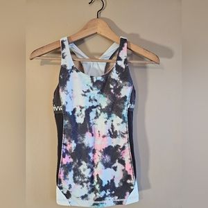 Ivviva Girls Activewear Tank w/ built in bra Sz 12
